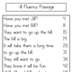 Fluency passages