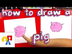 How To Draw A Pig For Young Ar