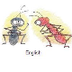 Black and Red Ants