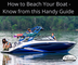 How to Beach Your Boat - Know