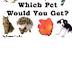 Which Pet Would You Get?
