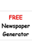 Newspaper generator