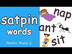 SATPIN Words | Phonics Blendin