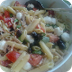 Frisse pastasalade met rucola,