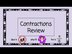Contractions Review - 4 Minute