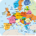 europa politica mapa