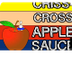 Criss-Cross Apple Sauce