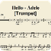 Hello - Adele (Trumpet) [Sheet