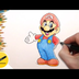How to Draw Super Mario Step b