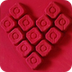 Cuadro de corazon reciclado