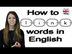 Link Words - Speak fluently