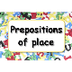 Prepositions of place | LearnE