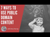 7 Ways to Use Public Domain Co