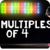 Multiples of 4 