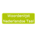 Woordenlijst Nederlandse