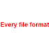 Almost every file format
