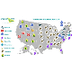 Natural Disasters by State Map