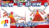 How To Draw A Volcano - 