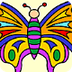 Vlinder kleuren