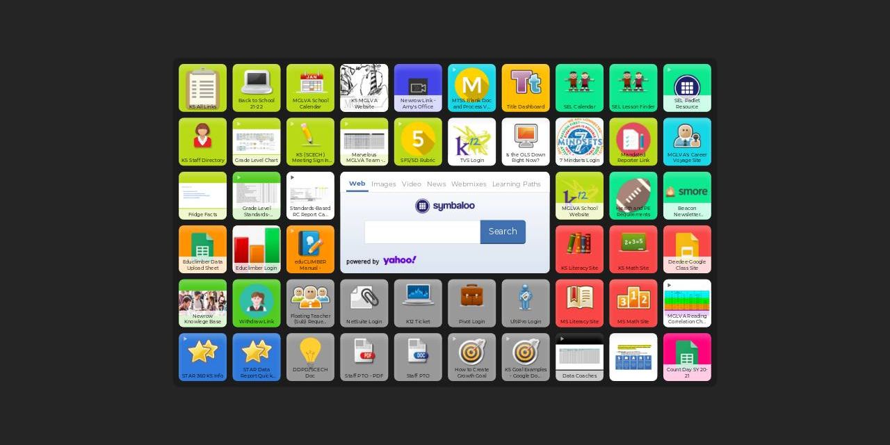 ES K5 Links - Symbaloo Library