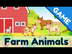 Farm Animals Game | Farmyard A