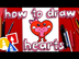 How To Draw Hugging Hearts For