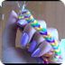 DIY Rainbow Fishtail Friendshi