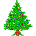 Kerstkleurenboom