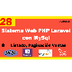 Sistema web PHP con laravel y 