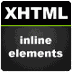 XHTML Inline