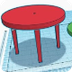 1) Patio Table (Basic Parts),