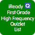iReady 1 High Frequency Words