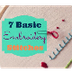 7 Basic Embroidery Stitches