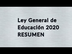 Ley General de Educación 2020