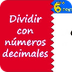 División con números decimales
