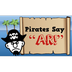 Pirates Say AR!  (song for kid