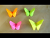 Basteln: Origami Schmetterling