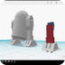 R2D2 in TinkerCad - YouTube