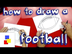 How To Draw A Football (Americ