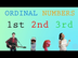 Ordinal Numbers Song | First S