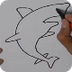 How to draw a Shark- in easy s