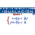 Sistemas de ecuaciones 2x2