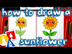 How To Draw A Sunflower