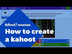 How to create a kahoot