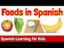 Foods in Spanish | Spanish Lea
