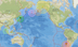 Map of Earthquakes Today