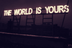 WORLD IS YOUR