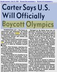 Primary Sources - 1980 boycot