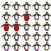pingÃ¼inos de colores