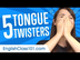 Top 5 Tongue Twisters in Engli